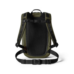 YETI Cayo olive strap-adjustment close-up illustrates adjustable fit.