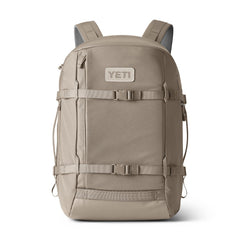 YETI Crossroads Backpack 35L front view shows rugged build for daily commuting.