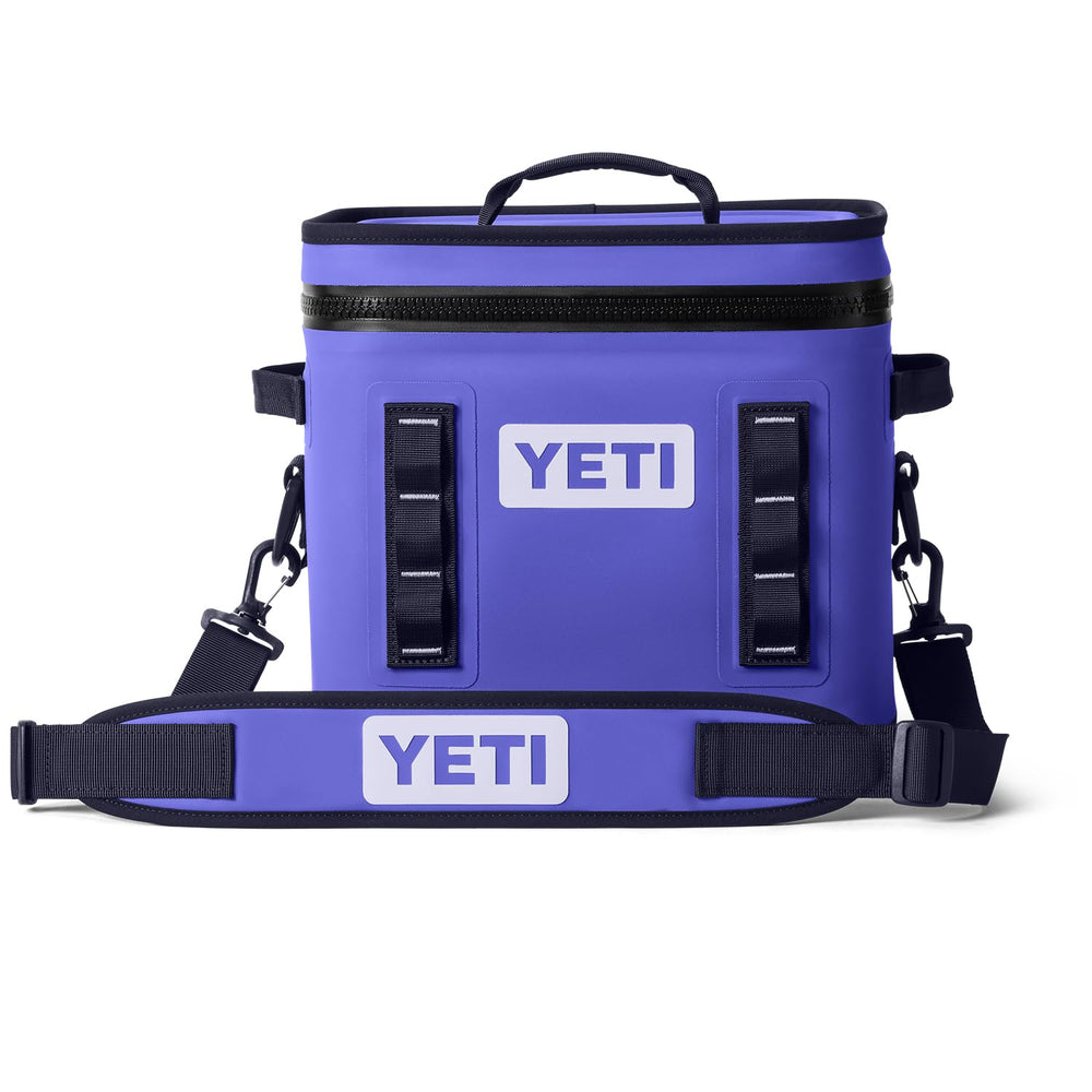 YETI Hopper Flip 12 Ultramarine Violet front view for portable cooling on adventures.