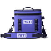 YETI Hopper Flip 12 Ultramarine Violet front view for portable cooling on adventures.