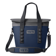 YETI Hopper M15 Navy with MagShield access for quick drink retrieval