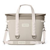 YETI Hopper M30 Cape Taupe wide-mouth opening for quick loading and easy access