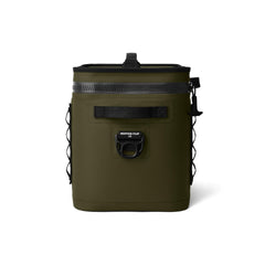 YETI Hopper Flip 18 HydroLok zipper image demonstrates leakproof reliability on trips.