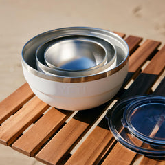 YETI Rambler Bowls stacked and nestable for space-saving storage