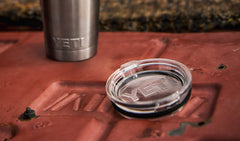 YETI Rambler lid with secure seal prevents spills during transit