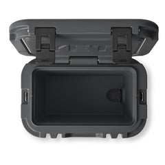 YETI Roadie 15 with DoubleDuty Strap enables hands-free hauling and shoulder carry.