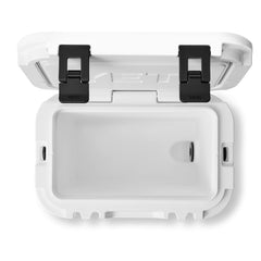 YETI Roadie 15 side profile, compact footprint fits tight spaces on boats and rides.