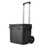 YETI Roadie 32 charcoal side view, ideal for on-the-go cooling at events