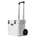 YETI Roadie 32 white front view showing rugged design for outdoor use
