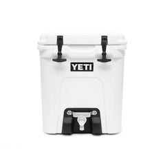 YETI Silo 6-Gallon Water Cooler front view showcases durable outdoor readiness and easy accessibility.