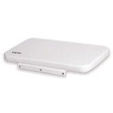 YETI Tundra 35 seat cushion on cooler lid for comfortable outdoor seating.