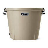 YETI Tank 85 Desert Tan cooler with rugged bucket design for outdoor gatherings