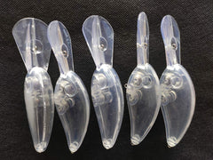 Yetye unpainted lure body 122mm ready for customization and deep-diving action.
