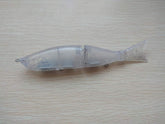 Yetye unpainted lure body with segmented action, 180mm, ideal for customization