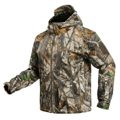 YEVHEV hunting jacket quiet-camo helps you stay concealed during woodland stalking.