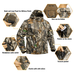 YEVHEV Next Camo G2 pattern detail enhances camouflage in woodland environments.