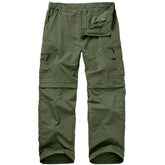 Yevtzl mens convertible hiking pants with zip-off legs for quick shorts during warm trails