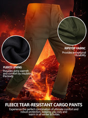 Yevtzl snow wind-blocking pants offer flexible knee area for dynamic movement.
