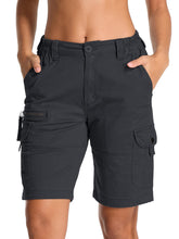 Yevtzl women's hiking cargo shorts with multiple pockets for secure essentials during hikes