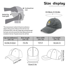 YFKFYTG Burrito Squad Hat light grey fabric suits all seasons.