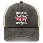 YFKFYTG Make America Great Britain Again hat, front view, stylish daily wear.