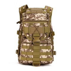 YFNT desert camouflage backpack side pocket for quick access