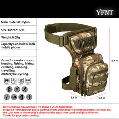 YFNT waterproof 1000D nylon build protects contents on trails and in light rain