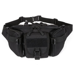 YFNT Tactical waist bag front view with quick-access design for outdoor use.