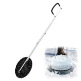 YIBOBO 8in ice scoop assembled for quick hole cleanup and transport
