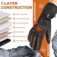YihuaTop heated gloves touchscreen-friendly fingertips enable device use.