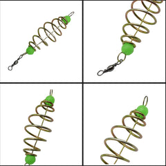 Heavy-Duty Spring Bait Cage Holder for Carp Fishing