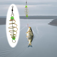 Rotating Ring and Luminous Beads for Night Fishing