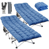 YITAHOME camping cot with one-piece mattress for quick setup outdoors