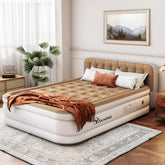 YITAHOME queen air mattress headboard for built in back support and lounging