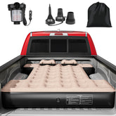 YITAHOME truck bed air mattress setup for easy camping comfort in a short bed