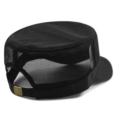 Yizhichu1990 XXL cap showing breathable mesh back for cool comfort outdoors.