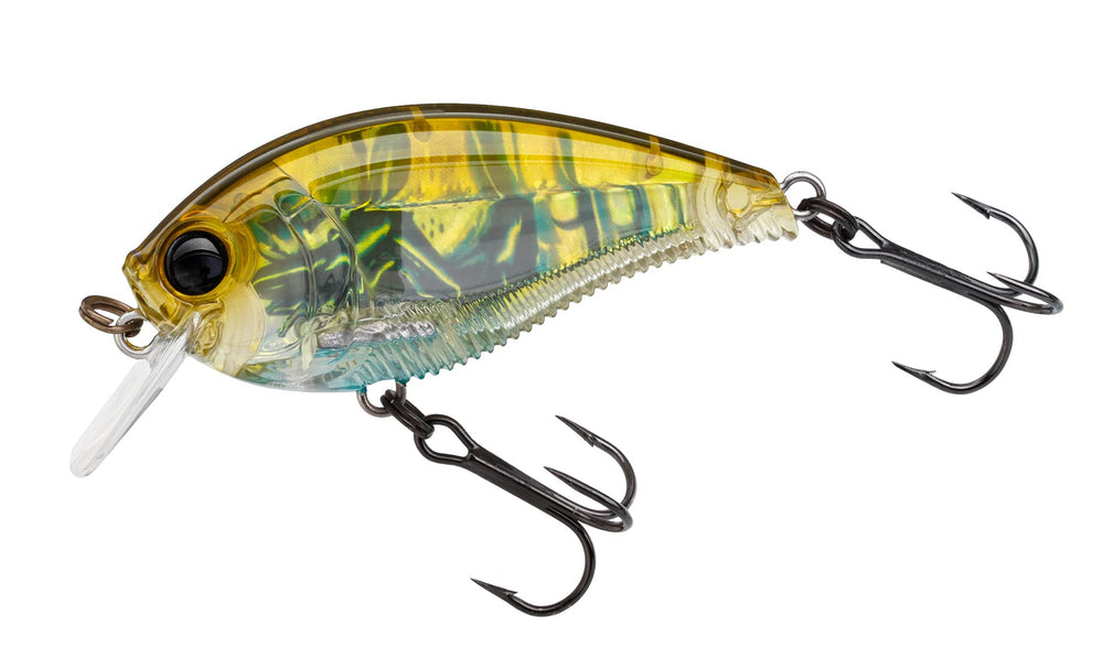 Yo-Zuri 3DB Crank 1.5 Squarebill Real Green Crawfish for shallow-water bass fishing