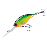 Yo-Zuri 3DB Deep Crank Prism Fire Tiger lure with lifelike pattern attracts bass in deep water