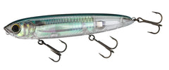 Yo-Zuri 3DB Pencil Real Gizzard Shad lure glides with lifelike topwater action.