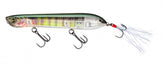 Yo-Zuri 3DB Pencil Popper Real Bluegill front view with 3D prism flash.