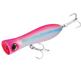 Yo-Zuri Bull Pop Floating Lure front view, ideal for long-distance surface strikes.