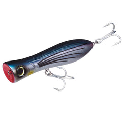 Yo-Zuri Bull Popper front view highlighting durable through-wire construction for long casts
