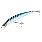 Yo-Zuri Crystal Minnow floating lure with blue back sardine ideal for casting and trolling.