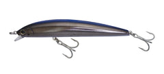 Yo-Zuri Hydro Minnow LC 6-inch ghost black floating lure ideal for long casts and topwater action.