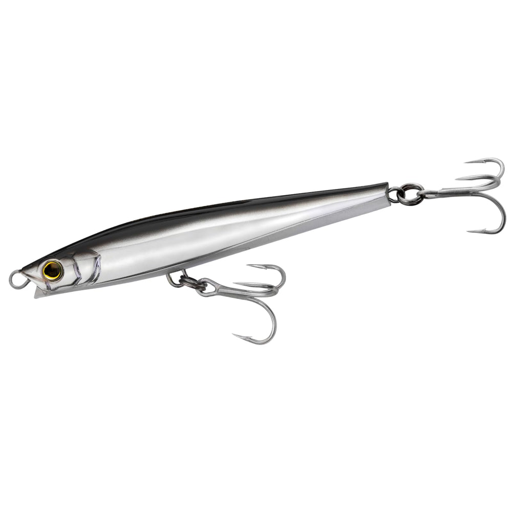 Yo-Zuri Hydro Monster Shot side profile shows balanced lure design for long casts.