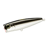 Yo-Zuri Hydro Popper Black Silver 90mm front view for long-distance casting