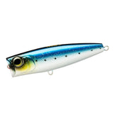 Yo-Zuri Hydro Popper Sardine 90mm casts far with a dramatic splash.
