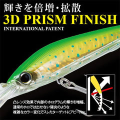 Yo-Zuri 3D Magnum shown in a trolling setup for planers and rod-tip use