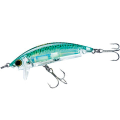 Yo-Zuri R1215-HGM Green Mackerel lure front view showing color and balance.