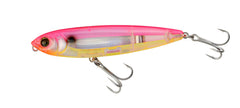Yo-Zuri R1350-PSCL TopKnock Pencil lure in pink-silver-chartreuse for inshore topwater fishing.
